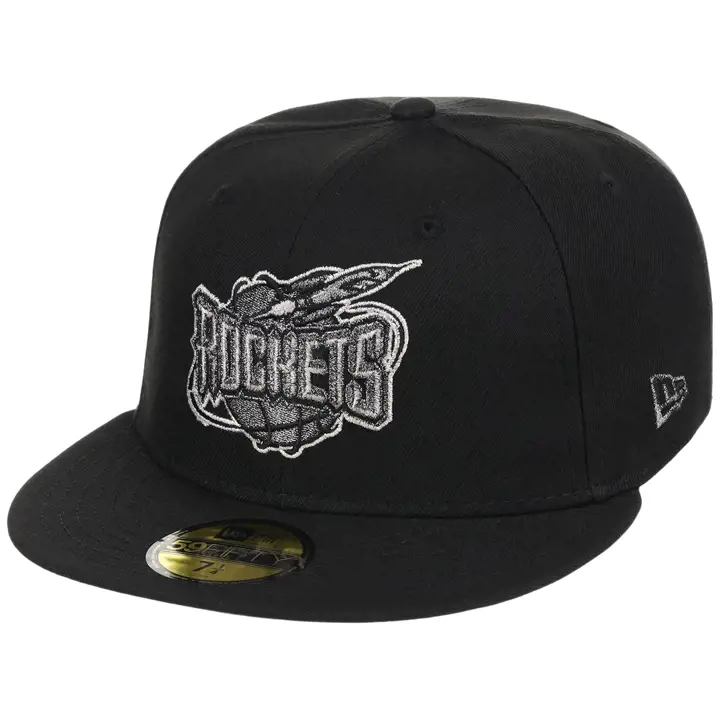 HOUSTON ROCKETS NBA LHD Core Metallics 59FIFTY BLK/BLK/GRY
