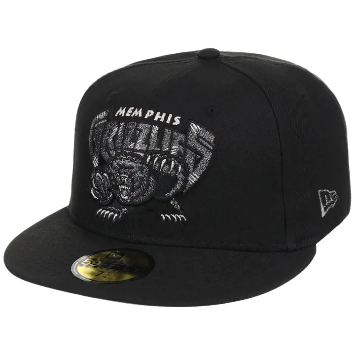 MEMPHIS GRIZZLIES NBA LHD Core Metallics 59FIFTY NOI/NOI/GRI