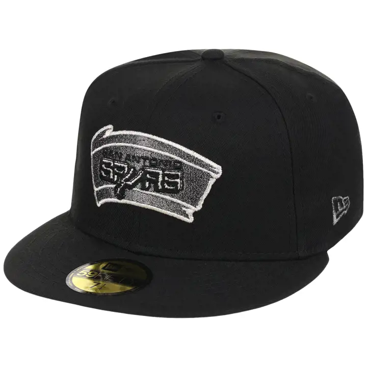 SAN ANTONIO SPURS NBA LHD Core Metallics 59FIFTY BLK/BLK/GRY