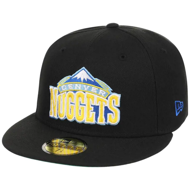 DENVER NUGGETS NBA LHD Core Black OTC 59FIFTY BLK/BLK/KGRN