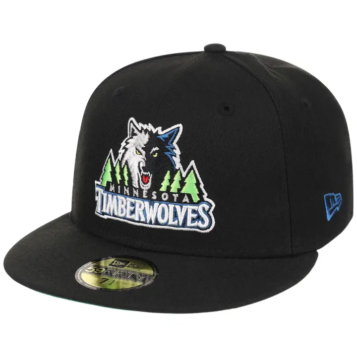 MINNESOTA TIMBERWOLVES NBA LHD Core Black OTC 59FIFTY BLK/BL