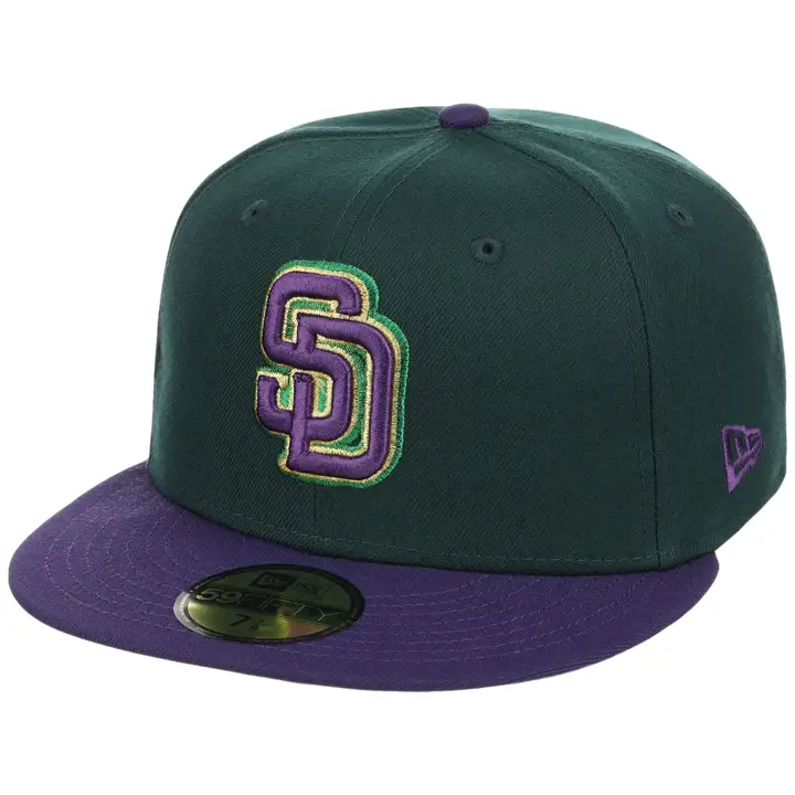 CASQUETTE 59FIFTY DKGRN/PUR SD Infusion Joker MLB LHD SAN DIEGO PADRES