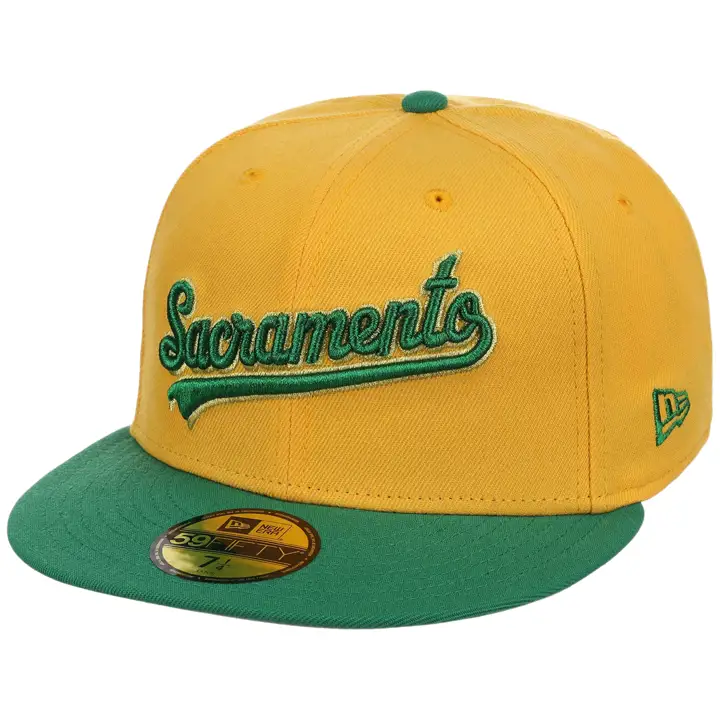 OAKLAND ATHLETICS MLB GAU FF AOÛ Sacramento 59FIFTY JAU/VERT/