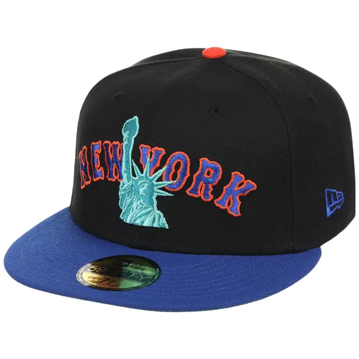 NEW YORK METS MLB GCH FF AOÛT Liberty 59FIFTY NOI/RBL/VGRN