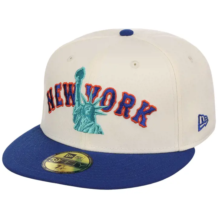 NEW YORK METS MLB GCH GC AOU Liberty 59FIFTY CHROME/RBL/KGRN