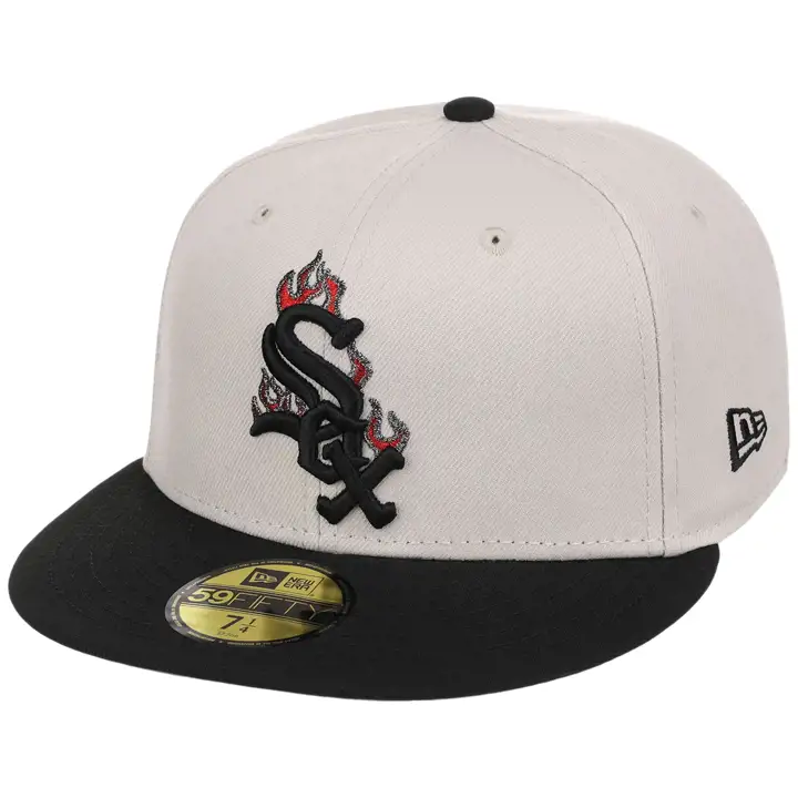 CHICAGO WHITE SOX MLB GAUCHER Fire 59FIFTY STONE/BLK/GRY