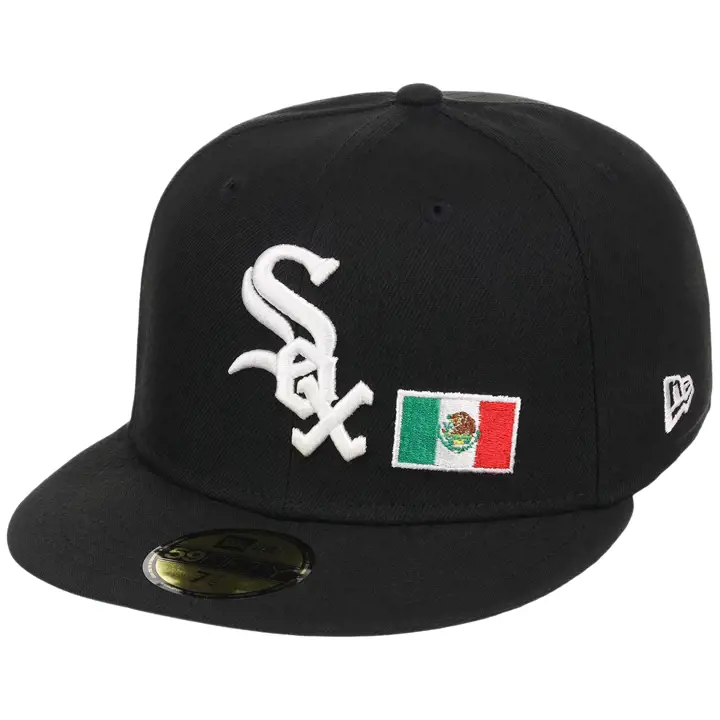 CHICAGO WHITE SOX MLB GAUCHER CTC CHI MEX Drapeau 59FIFTY NOI/NOI/K