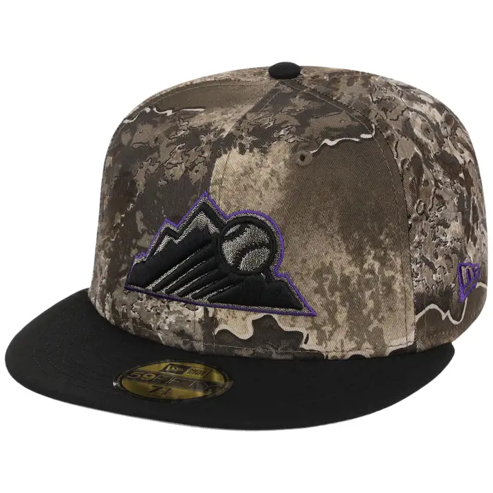 COLORADO ROCKIES MLB Realtree Excape Casquette ajustée 59FIFTY REALTRE
