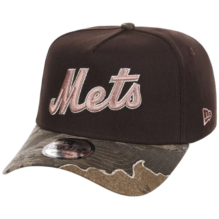 NEW YORK METS MLB Burnt RT Excape OTC 9FORTY AF BRN/REALTREE