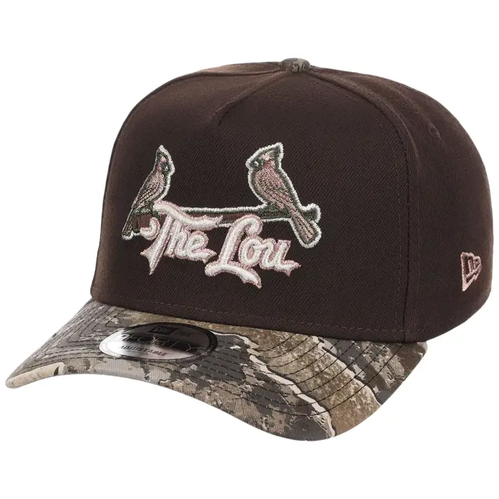 CASQUETTE ST. LOUIS CARDINALS MLB Burnt RT Excape OTC 9FORTY AF MARRON/ROUGE