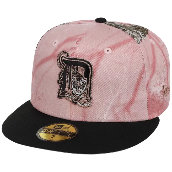 DETROIT TIGERS MLB Rose Realtree 59FIFTY REALTREE/NOIR/GRIS