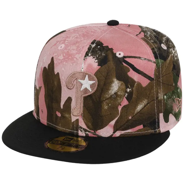 PHILADELPHIA PHILLIES MLB Rose Camouflage RealTree 59FIFTY REALTREE/NOIR