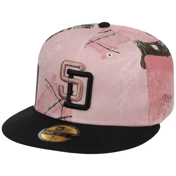 SAN DIEGO PADRES MLB Rose Realtree 59FIFTY REALTREE/NOIR/GRIS