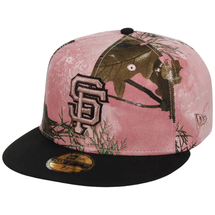 SAN FRANCISCO GIANTS MLB Rose Realtree 59FIFTY REALTREE/NOIR/