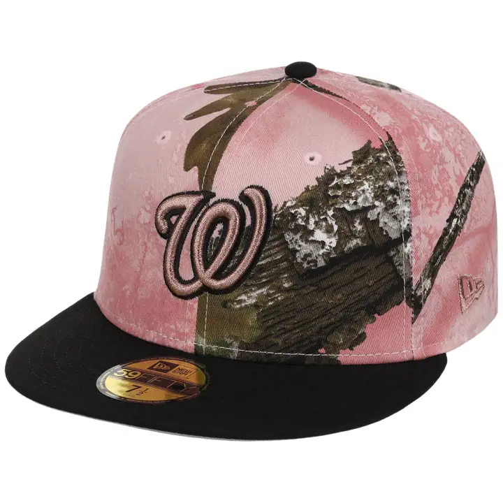 WASHINGTON NATIONALS MLB Roseau Realtree 59FIFTY REALTREE/NOIR/