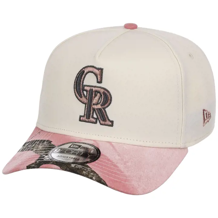 COLORADO ROCKIES MLB Chrome Pink Realtree 9FORTY AF CHROME/R