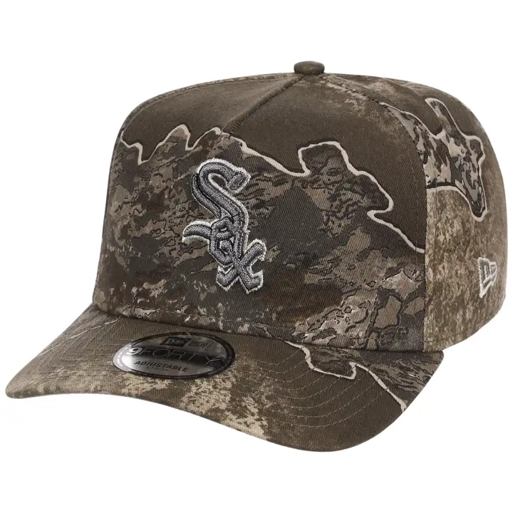 CASQUETTE CHICAGO WHITE SOX MLB GAUCHER Realtree Excape 9FORTY AF REALTREE
