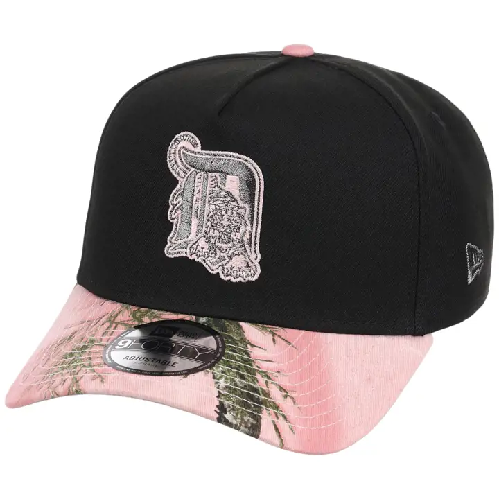 Casquette DETROIT TIGERS MLB LHD Noire Rose Realtree 9FORTY AF NOIRE/REALT