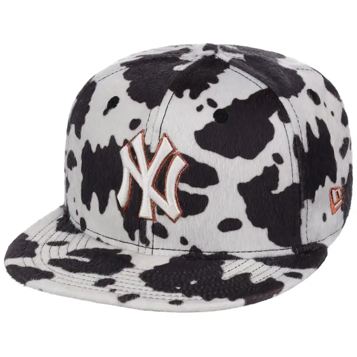 NEW YORK YANKEES MLB LHD Cuir de vachette 59FIFTY VACHETTE/VACHETTE/GRI