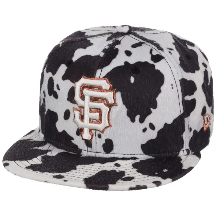 SAN FRANCISCO GIANTS MLB GAUCHER Cuir de vachette 59FIFTY VACHE/VACHE/GRI