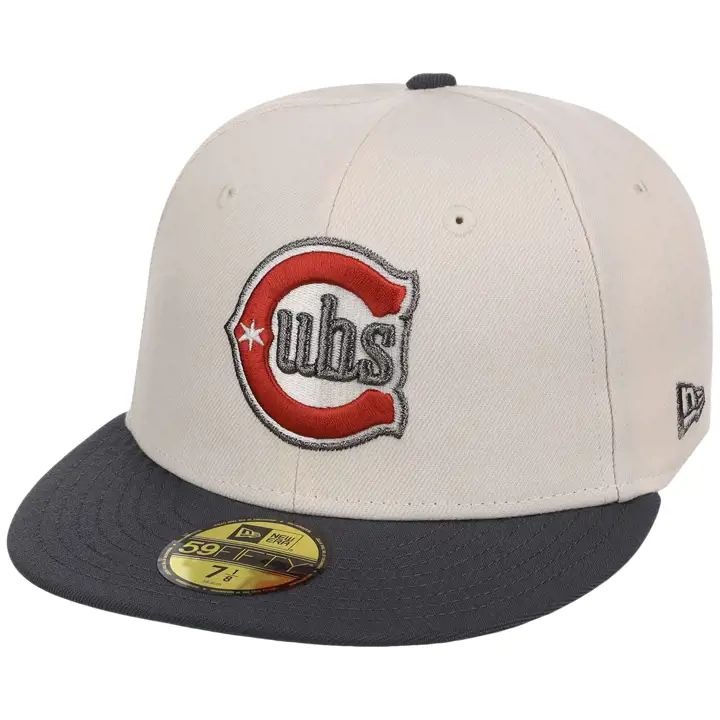 CHICAGO CUBS MLB Allié Crème 59FIFTY CRÈME/GRAPHIQUE/VERT FONCÉ