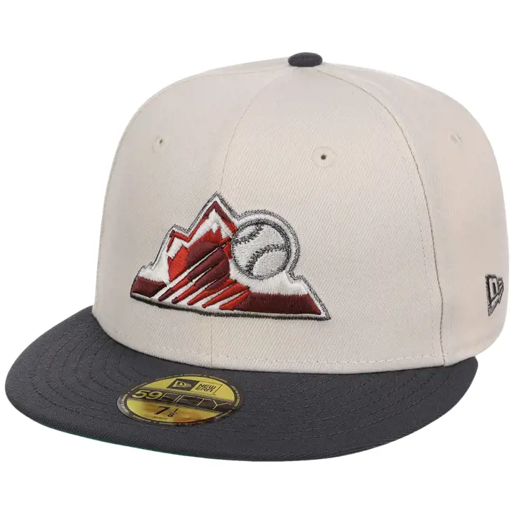 COLORADO ROCKIES MLB Alloy crème 59FIFTY CRÈME/GRAPHIQUE/KGRN