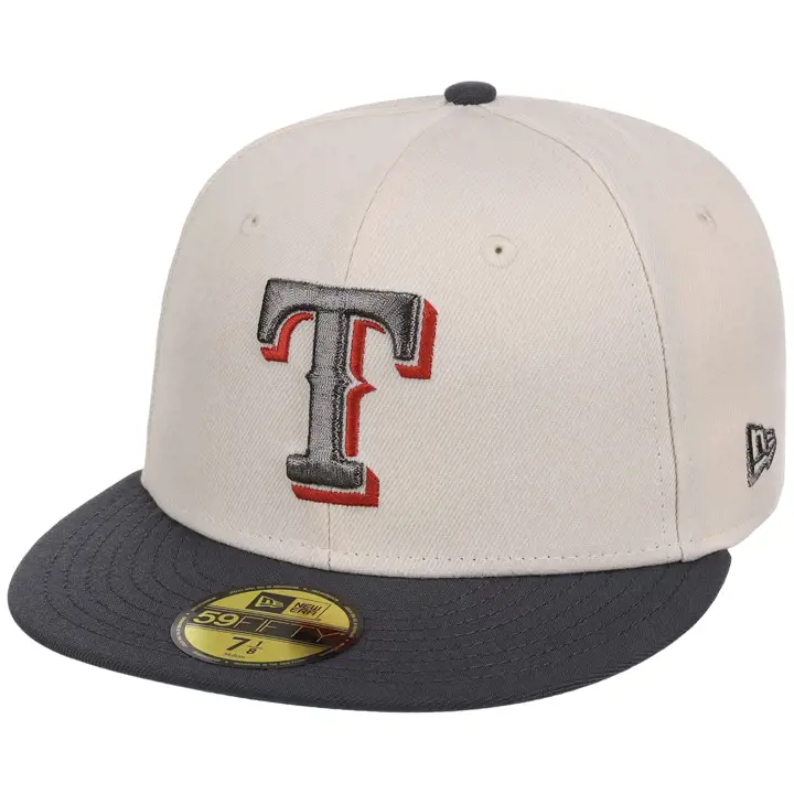 TEXAS RANGERS MLB Allié Crème 59FIFTY CRÈME/GRAPHIQUE/KGRN