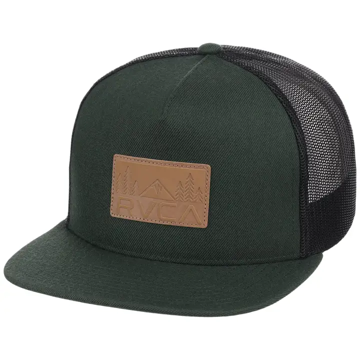 RVCA VA Mountain 5 Panel Trucker GRN