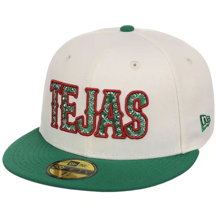 Texas Rangers MLB CTC Dallas Tejas Paisley 59FIFTY CHROME/KG