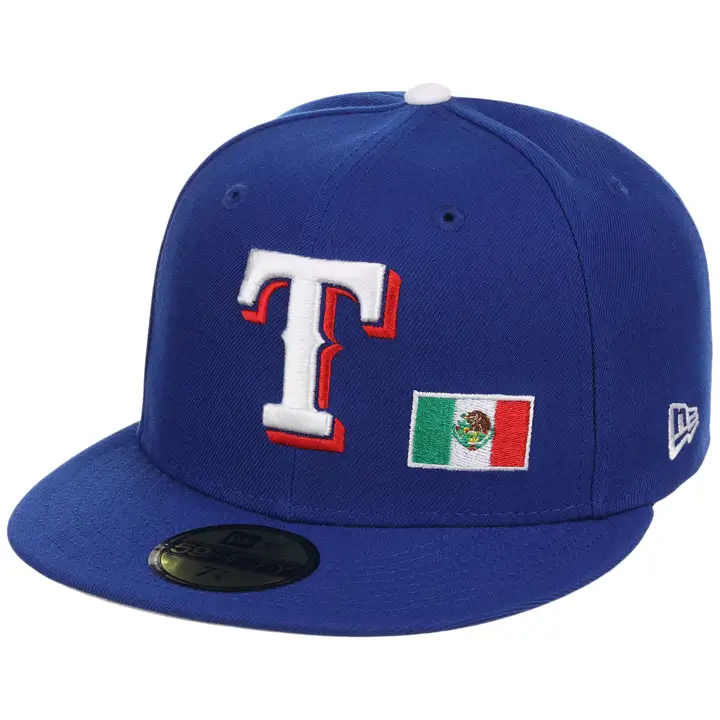 Texas Rangers MLB CTC Dallas MEX Drapeau 59FIFTY RBL/RBL/GRY