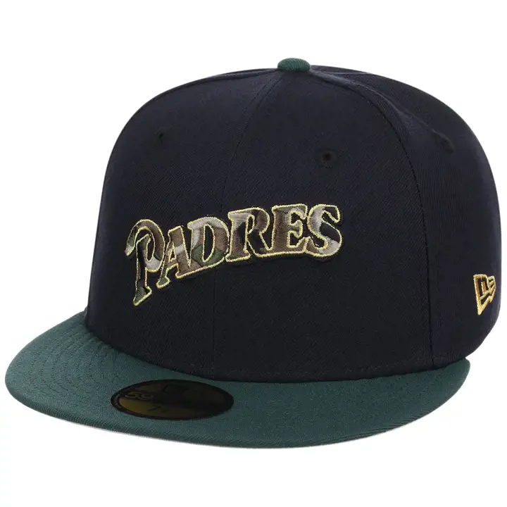 Casquette 59FIFTY San Diego Padres MLB LHD FF Camouflage NAVY/DKGRN/GRY