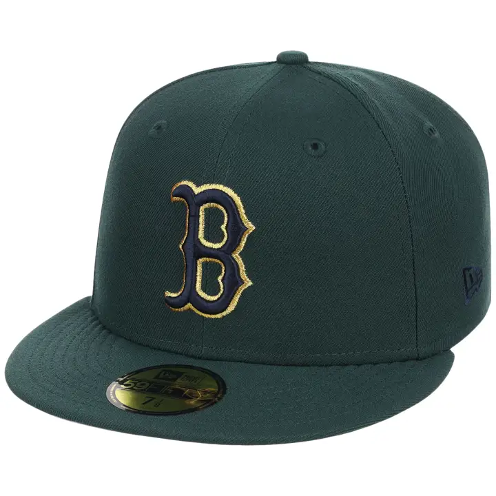 BOSTON RED SOX MLB GAUCHER SIS Vert Foncé 59FIFTY VFC/VFC/GRI