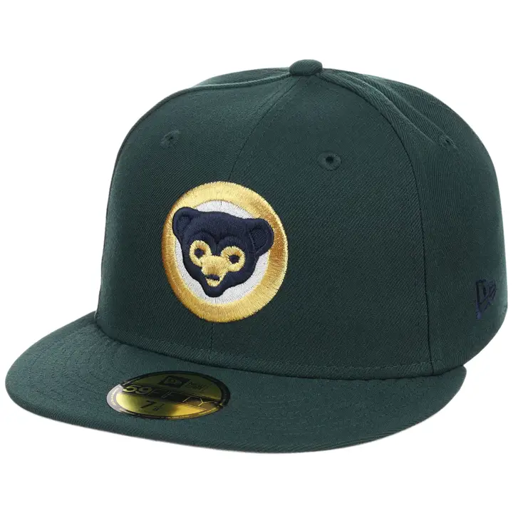 CHICAGO CUBS MLB GAUCHER SIS Vert foncé 59FIFTY VFDON/VFDON/GRI