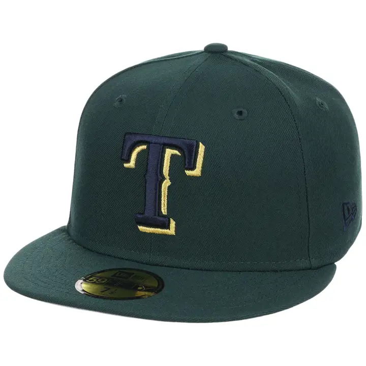 TEXAS RANGERS MLB GAUCHER SIS Vert Foncé 59FIFTY VTFNC/VTFNC/GRI