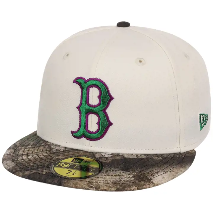 Boston Red Sox MLB LHD SIS Chrome Tree 59FIFTY CHROME/REALTR