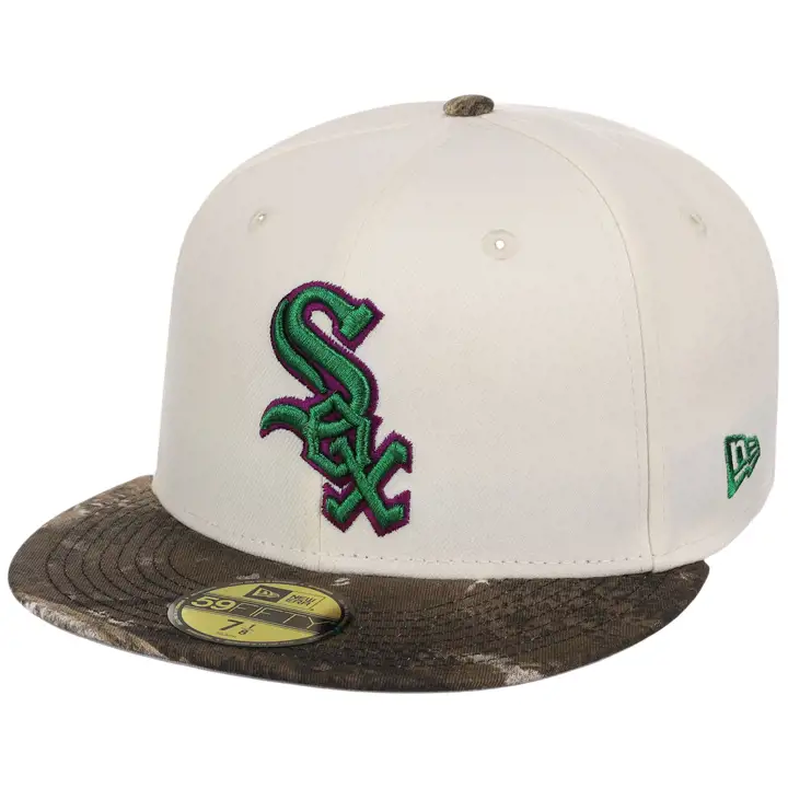 Chicago White Sox MLB LHD SIS Chrome Tree 59FIFTY CHROME/REA