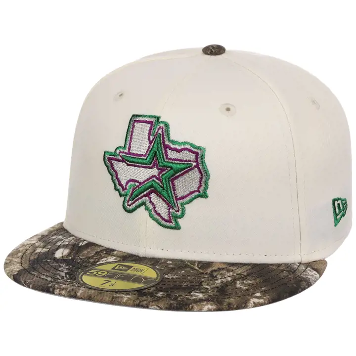 Casquette Houston Astros MLB LHD SIS Chrome Tree 59FIFTY CHROME/REALTR