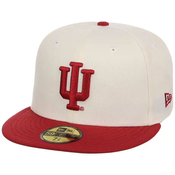 Indiana Hoosiers NCAA LHD National Champ 59FIFTY CHROME/RED/