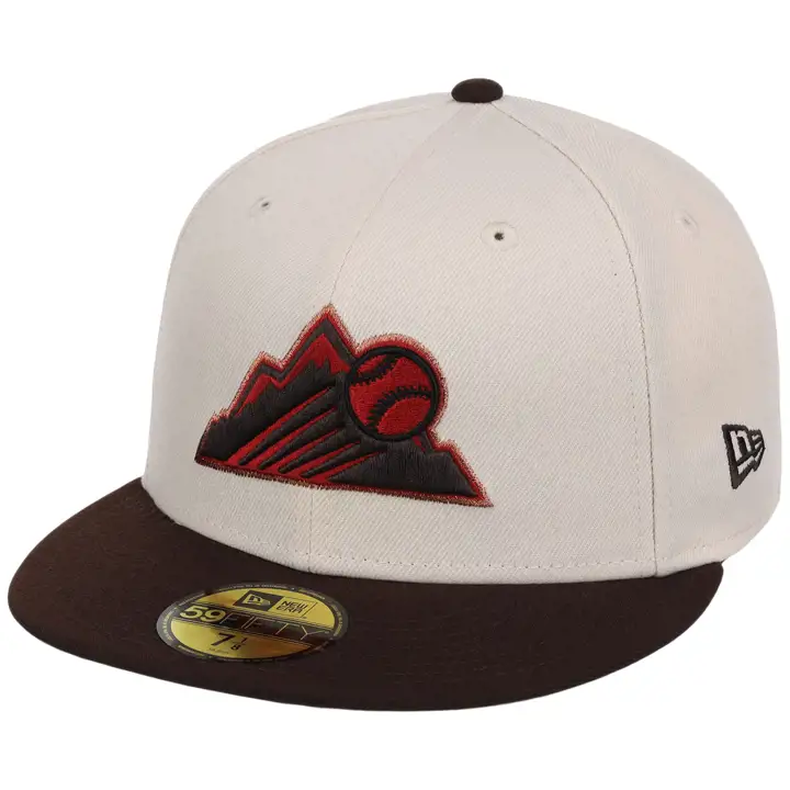 Colorado Rockies MLB LHD Argile Brunie 59FIFTY CRÈME/BRUNFNCÉ