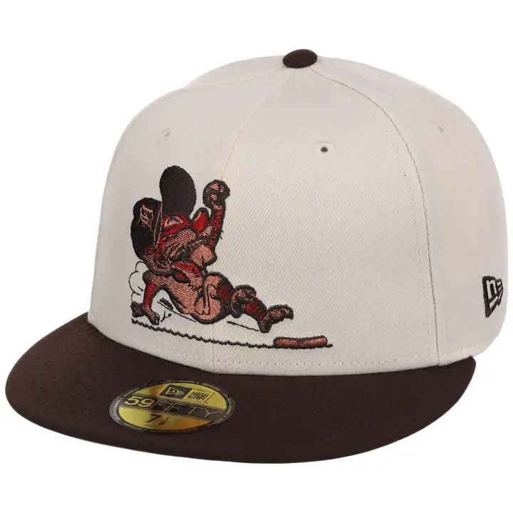 Detroit Tigers MLB GAUCHER Argile Polie 59FIFTY CRÈME/MARRON FONCÉ/