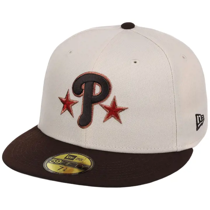 Philadelphia Phillies MLB GAUCHER Argile Polie 59FIFTY CRÈME/D