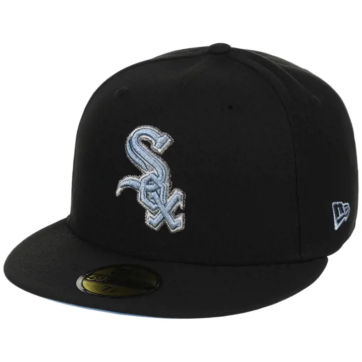 Chicago White Sox MLB LHD Sky Voltage 59FIFTY BLK/BLK/SKBL