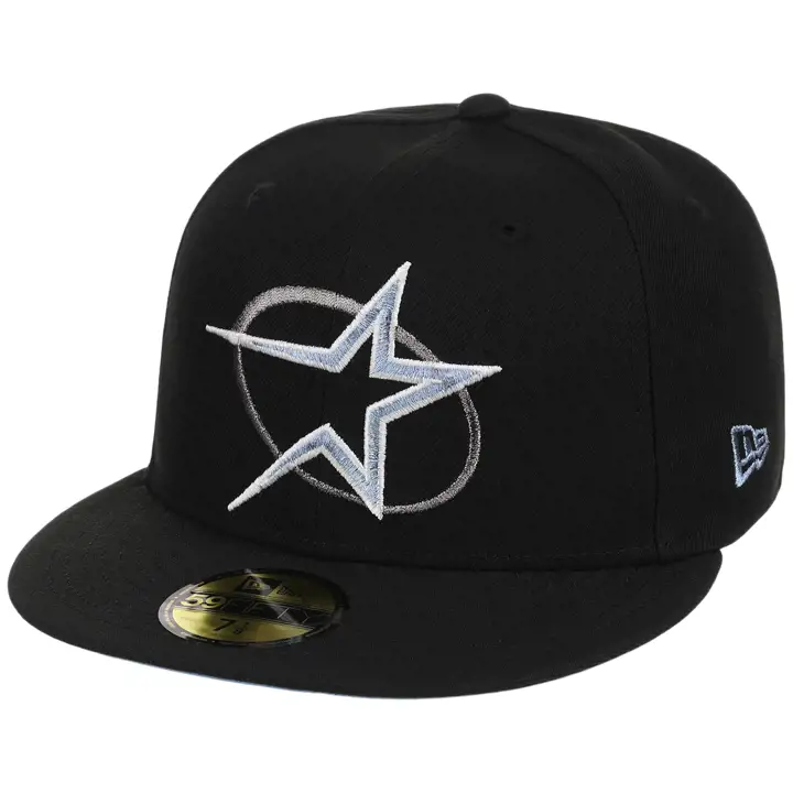 Houston Astros MLB GAUCHER Sky Voltage 59FIFTY NOI/NOI/BLEUCIEL