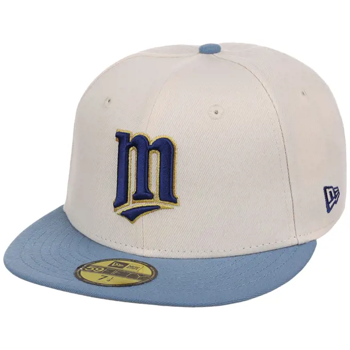 Minnesota Twins MLB LHD Vintage Ink 59FIFTY CRÈME/IND/GRIS