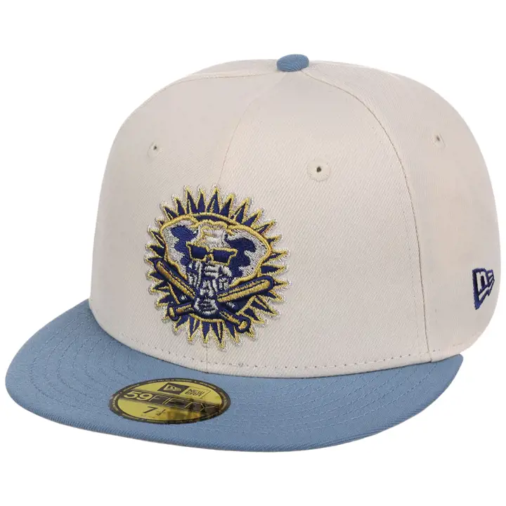 Oakland Athletics MLB Gaucher Encre Vintage 59FIFTY CRÈME/IND/GRIS