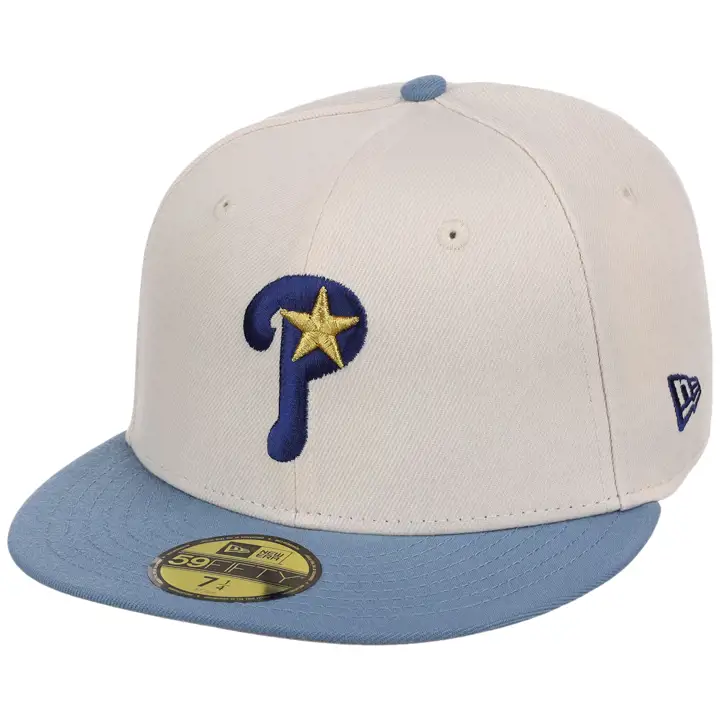 Philadelphia Phillies MLB LHD Vintage Ink 59FIFTY CRÈME/IND/