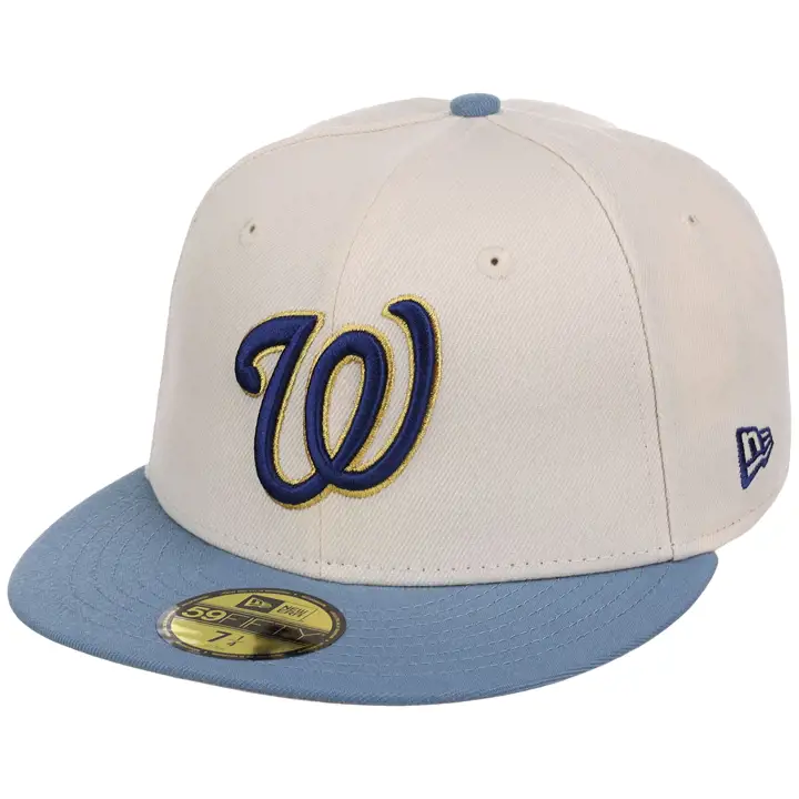 Washington Nationals MLB GAUCHER Encre Vintage 59FIFTY CRÈME/IND/V
