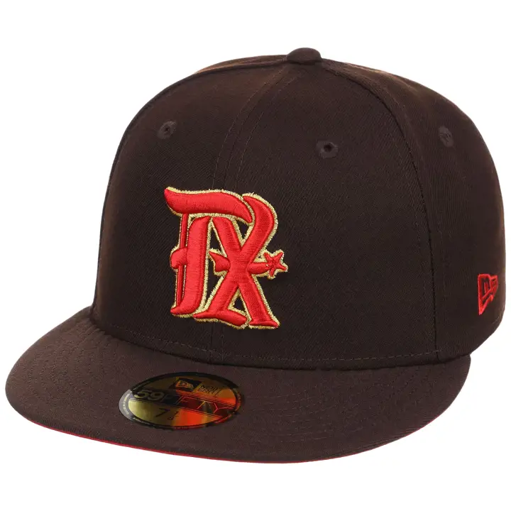 Texas Rangers MLB LHD Burnt Wood Rouge 59FIFTY DKBROWN/DKBROWN