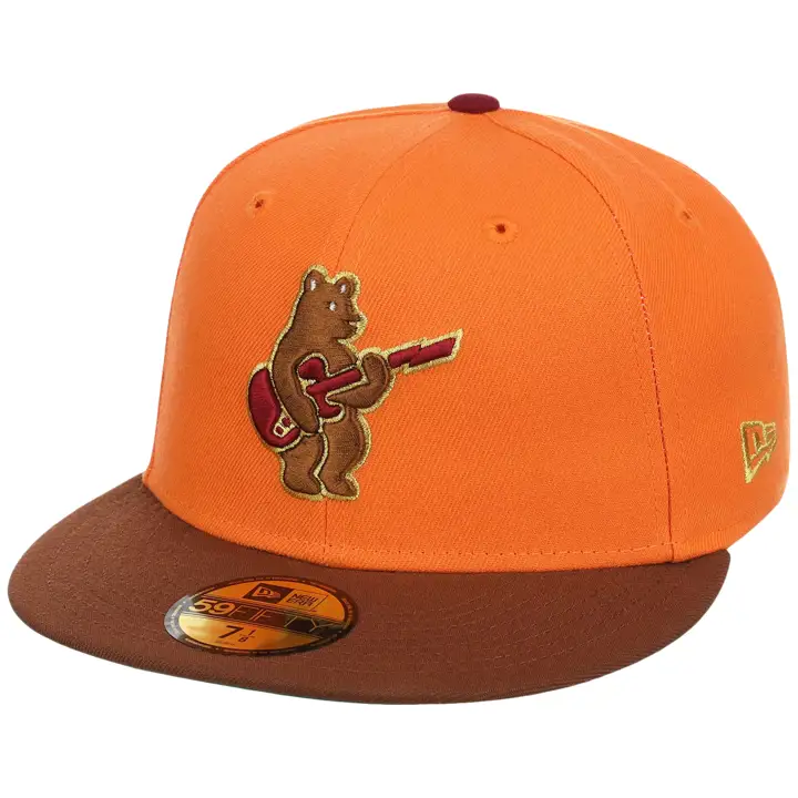Casquette 59FIFTY Chicago Cubs MLB gaucher Golden Harvest ORG/BRN/KGRN