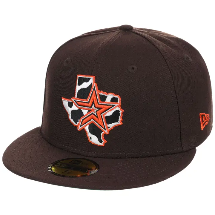 Houston Astros MLB LHD HOU Cow Fill 59FIFTY DKBROWN/DKBROWN/